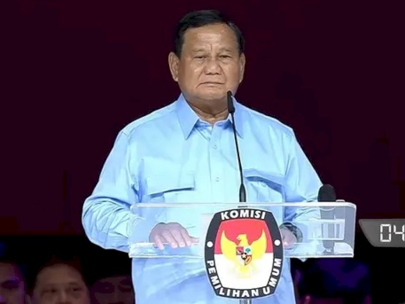 Calon presiden nomor urut 2, Prabowo Subianto/Int