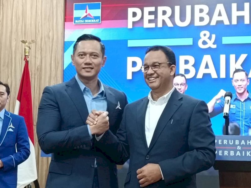 Anies Baswedan dan AHY. 