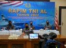 Evaluasi Program Kerja, Danlantamal VI-Danlanal Ikuti Rapim TNI AL 