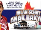 Berhadiah Umrah, Jalan Sehat Anak Rakyat Digelar di 15 Kecamatan Makassar 