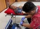 Sambut HUT Bhayangkara 2024, Danyon Brimob Bone Ikut Donor Darah 