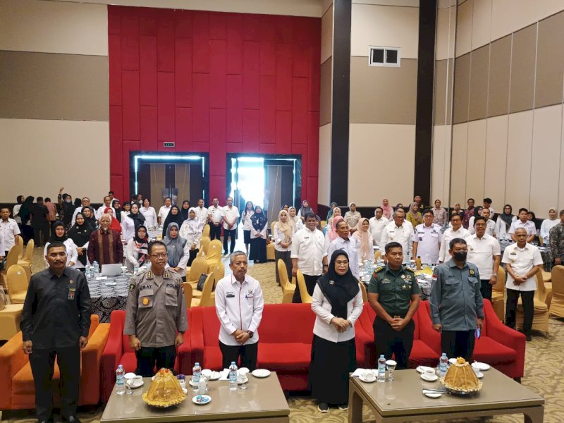 Rapat Evaluasi TPPS Tingkat Provinsi Sulawesi Selatan. 