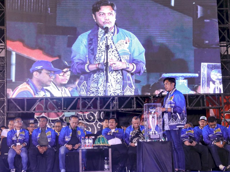 Pembukaan Pekan Olahraga Antar Perusahaan Air Minum Nasional (Porpamnas) VIII Perhimpunan Perusahaan Air Minum Seluruh Indonesia (Perpamsi).