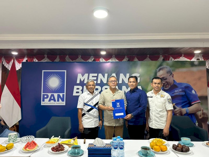 Mitra Fachruddin menerima rekomendasi dukungan dari PAN. 