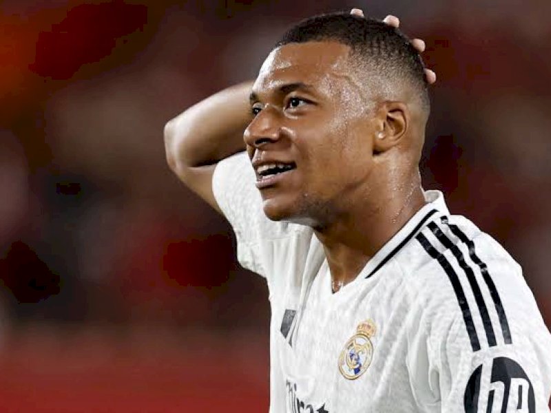 Kylian Mbappe gagal mencetak gol saat melawan Malorca. (int) 