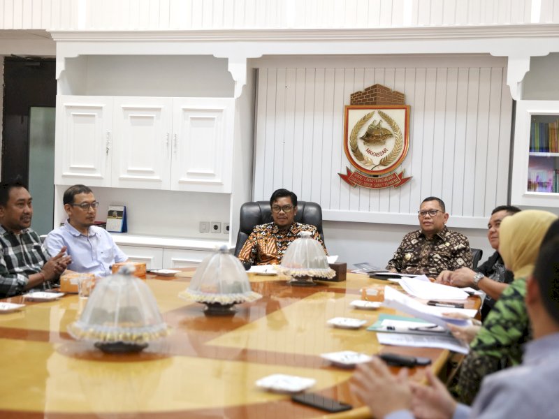 Studi Tiru Pj Wali Kota Palembang di Balai Kota Makassar. (Foto:IST)
