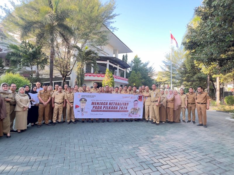 Sekretariat DPRD Kota Makassar menegaskan komitmen ASN harus netral di Pilkada. (Foto: IST)