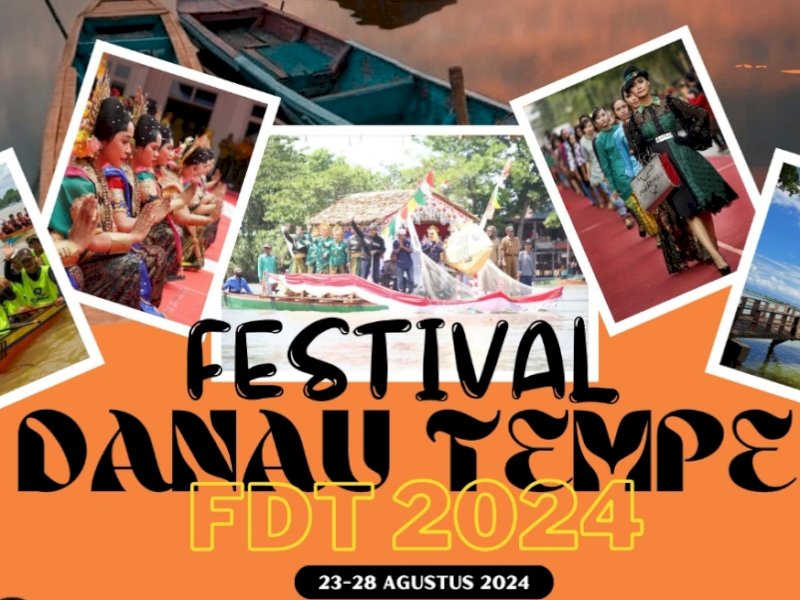 Festival Danau Tempe akan dibuka secara resmi besok, Jumat (23/08/2024). (Foto: IST)
