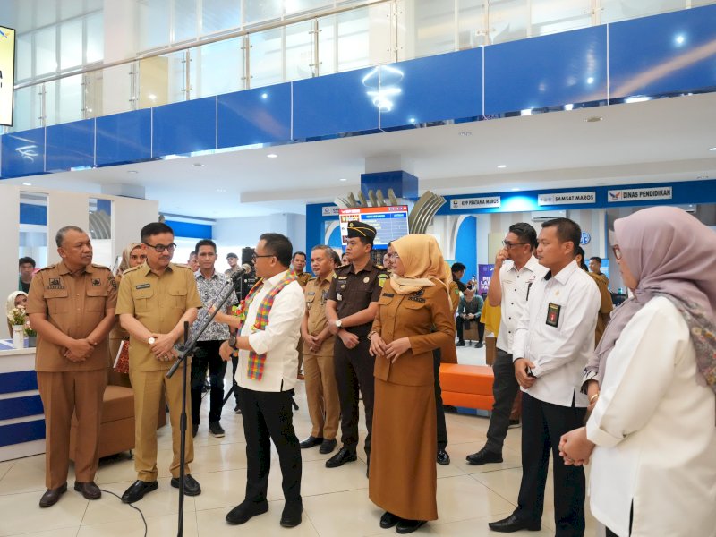 MenPAN-RB saat melakukan kunjungan kerja ke Sulsel, Senin (26/08/2024). (Foto: IST)