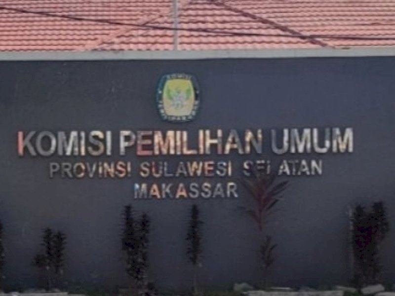 Kantor Komisi Pemilihan Umum (KPU) Sulsel. (Foto: IST)