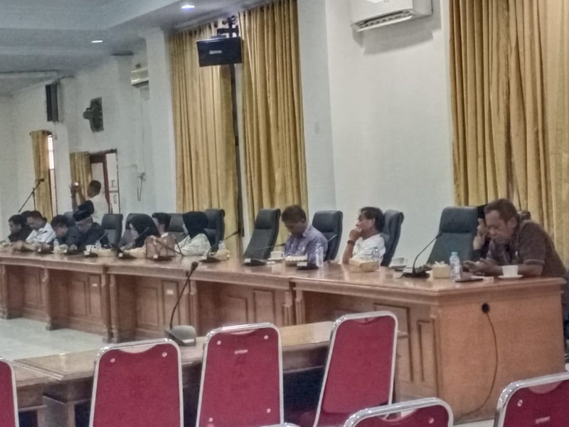 Rapat paripurna yang digelar DPRD Enrekang pekan lalu. 