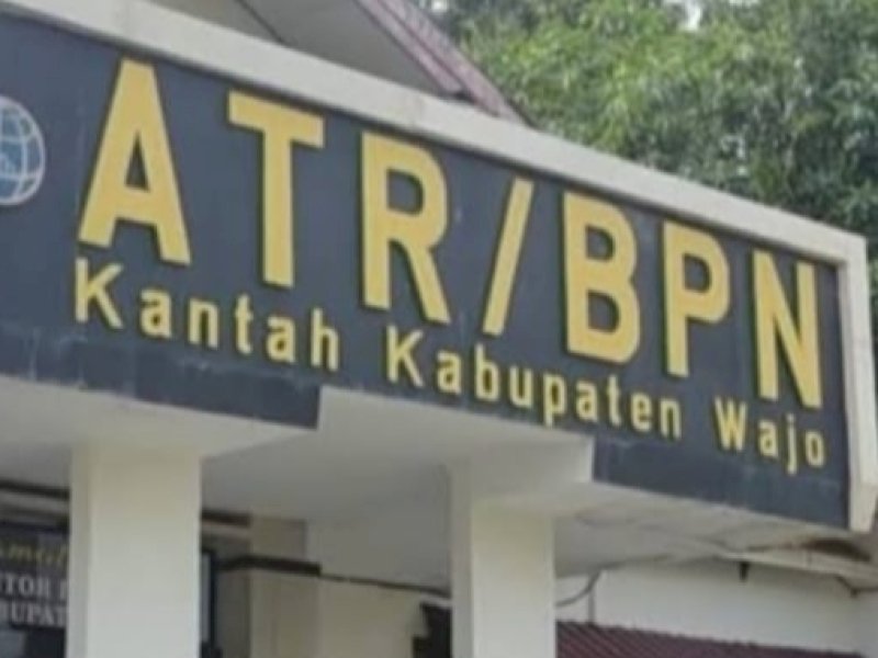 Kantor BPN Kabupaten Wajo. (Foto: IST)