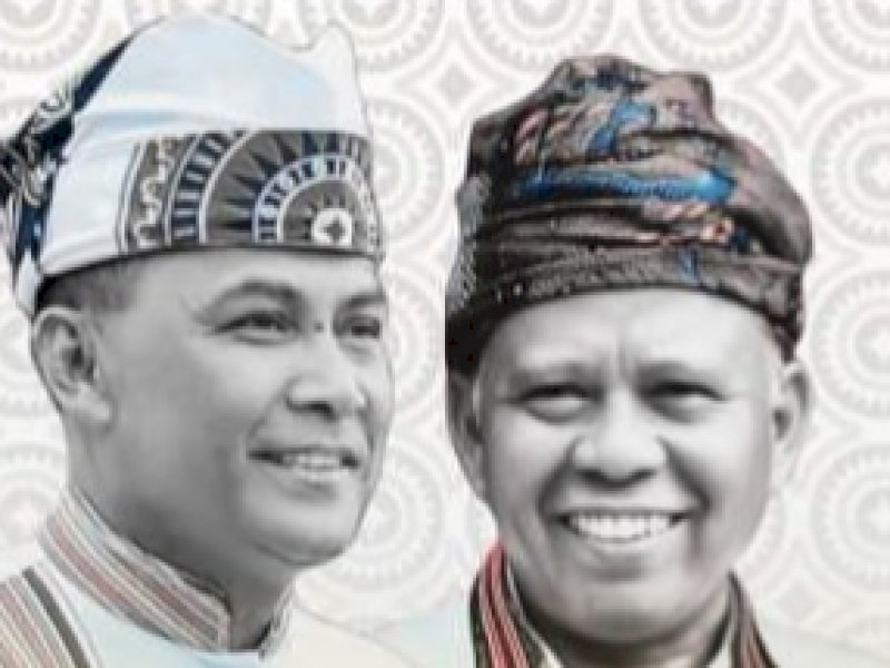 Pasangan Calon Bupati dan Wakil Bupati Tator, Victor Datauan Batara-John Diplomasi (VISI). (Foto: IST)