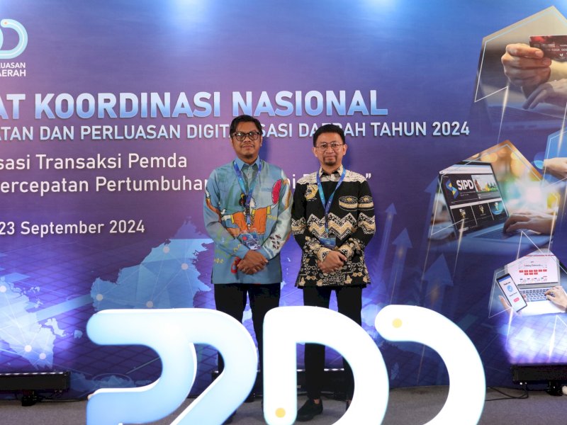 Pj Sekda Makassar, Firman Hamid Pagarra saat menghadiri Rakornas P2DD di Hotel Indonesia Kempinski, Jakarta Pusat. (Foto: IST)