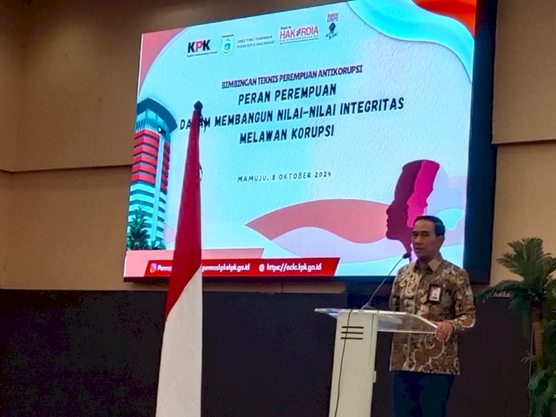 Bimtek KPK terkait pemberantasan tindak
pidana korupsi di Provinsi Sulawesi Barat. 