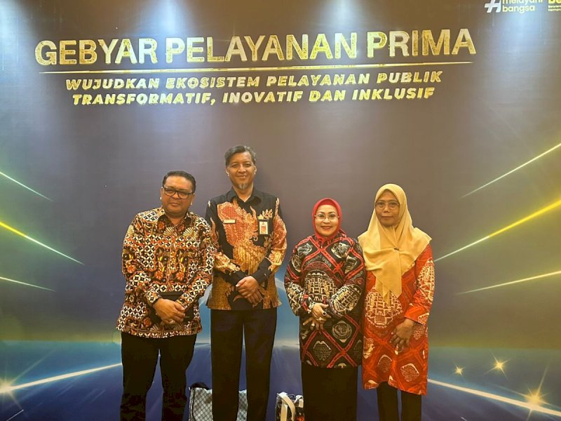 Gebyar Pelayanan Prima 2024, Pemkot Makassar Masuk Inovasi 5 Terbaik 