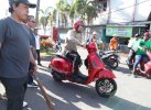 Pjs Wali Kota Makassar Blusukan di Tiga Kecamatan Pakai Scooter Matic