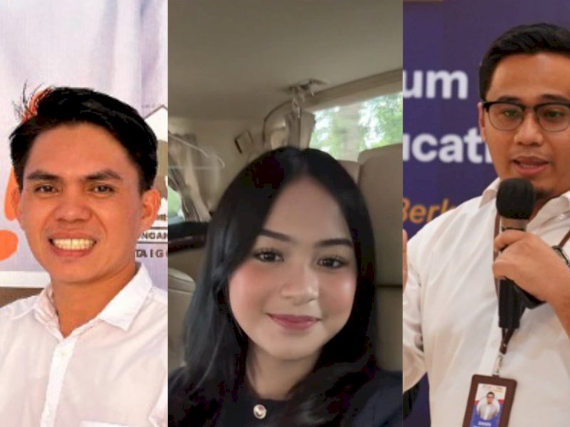 Wajah tiga Jubir MAJU yang ditunjuk. (Foto: IST)