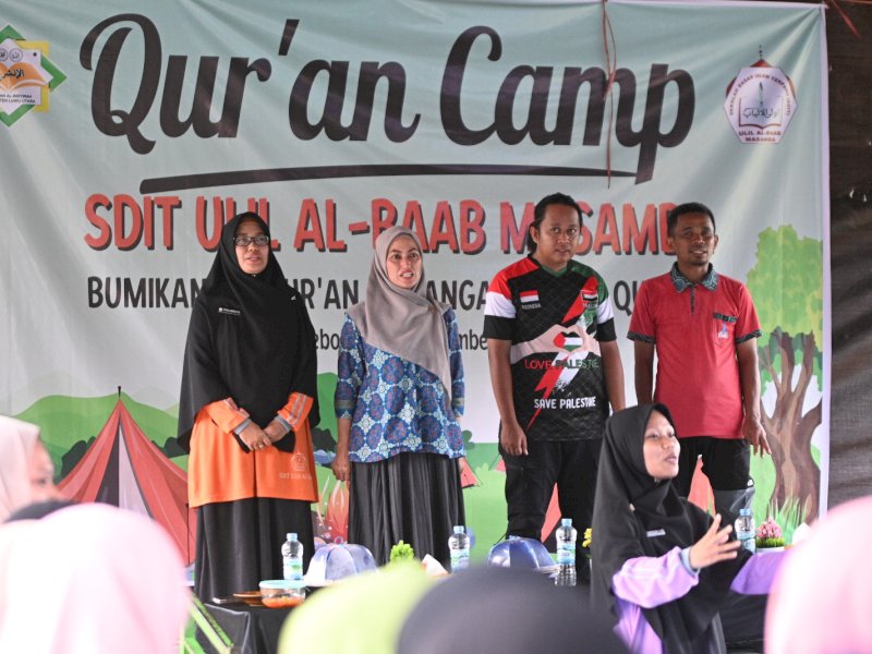 Bupati Luwu Utara, Indah Putri Indriani saat menghadiri pembukaan Qur'an Camp. (Foto: IST)