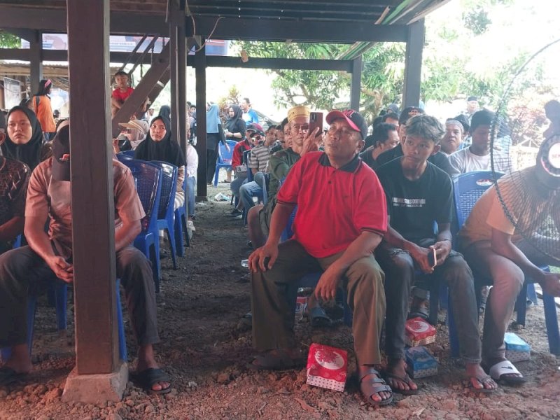 Suasana kampanye pasangan Pammase Berlanjut di Desa Sanreseng Ade. (Foto: IST)