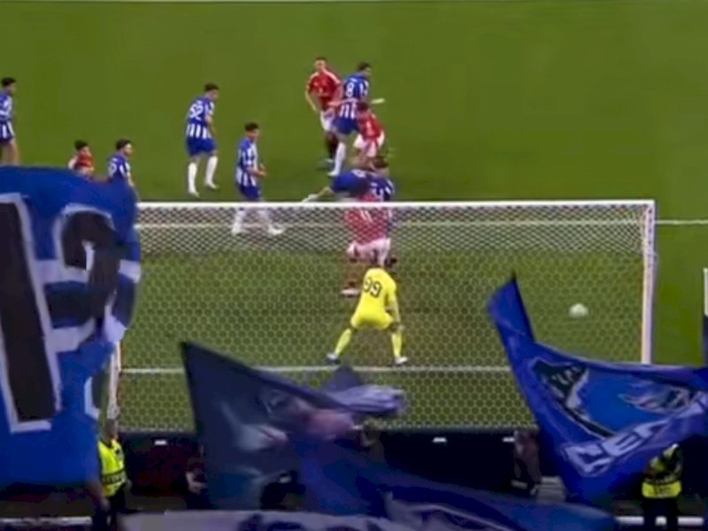 Gol Harry Maguire di menit injury time babak kedua, menyelamatkan MU dari kekalahan. (Foto: INT)