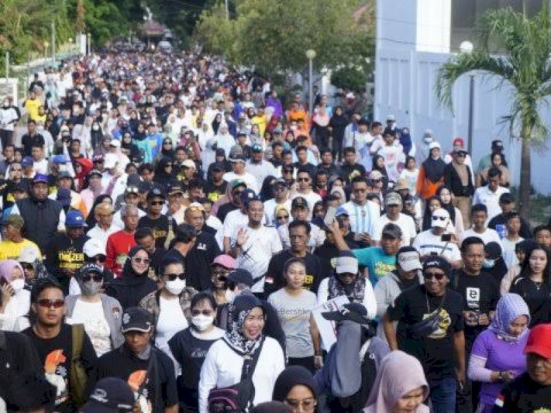 Andi Sudirman Sulaiman disambut masyarakat Takalar. (Foto: IST)