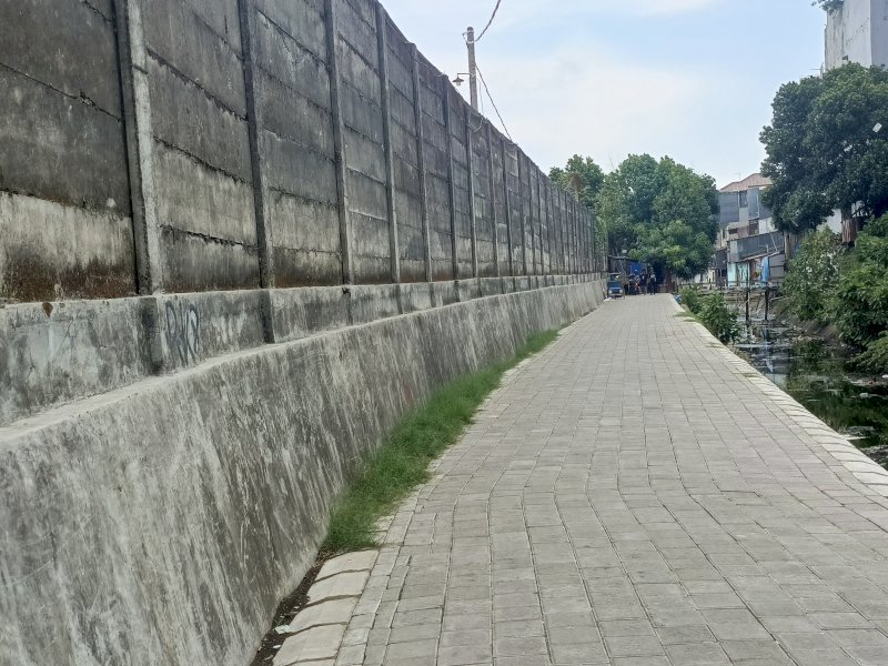 Fasum yang telah dipagari oleh Perumahan Green City. 