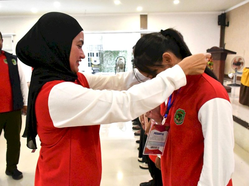 Bupati Luwu Utara Indah Putri Indriani menghadiri Restorasi Sosial di Hotel Bukit Indah, Minggu (04/08/2024).
