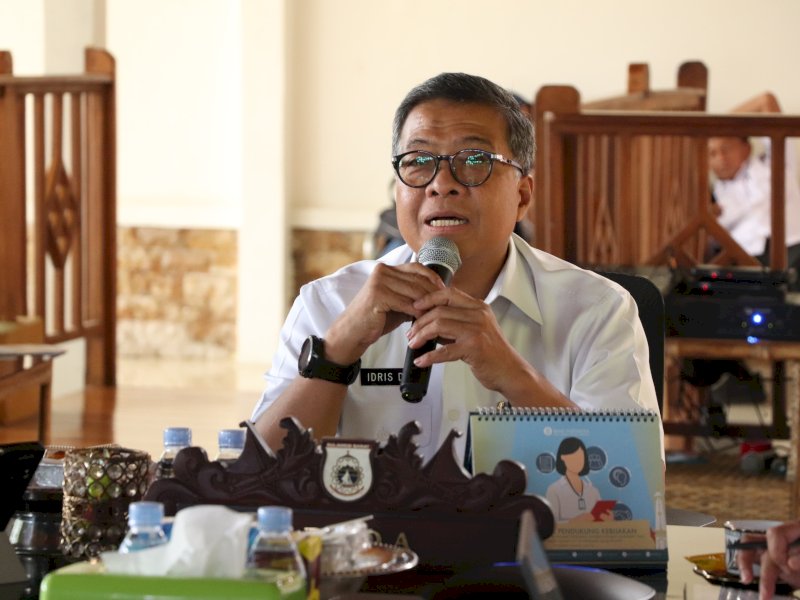 Rakor penanggulangan bencana dalam rangka kesiapsiagaan dan mitigasi di Pemprov Sulbar. 