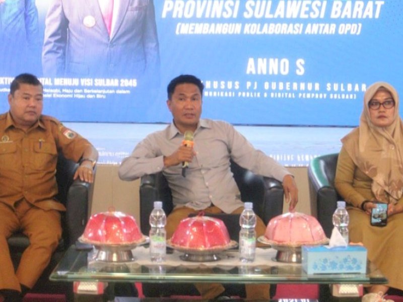 Gelar Rakor, Diskominfo-SP Sulbar Kuatkan Kapasitas Agen Kehumasan OPD