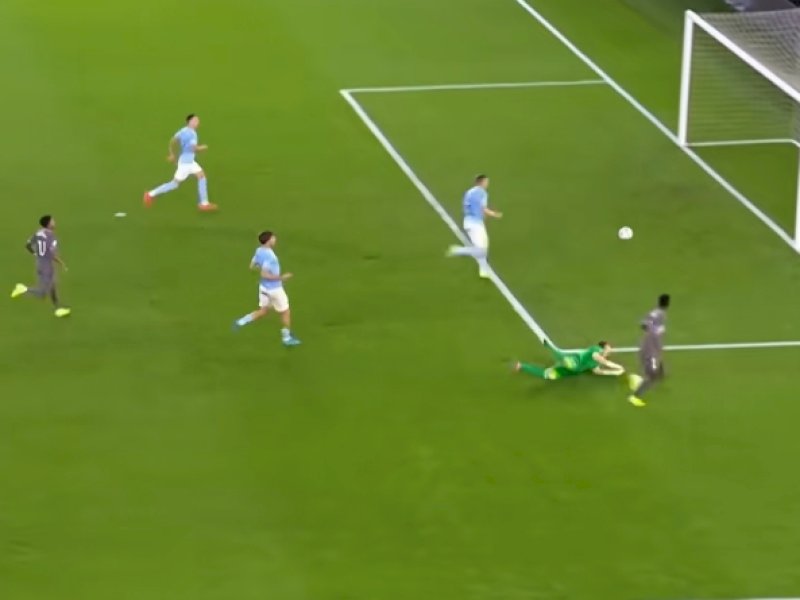 Gol kedua Real Madrid dicetak Vinicius menit ke-66. (Foto: MDS)