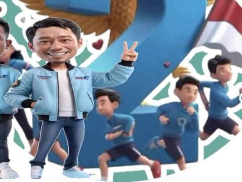 Pasangan Ucu-Iwan nomor urut 2 dikenal dengan tagline Kawan Kita. (Foto: IST)