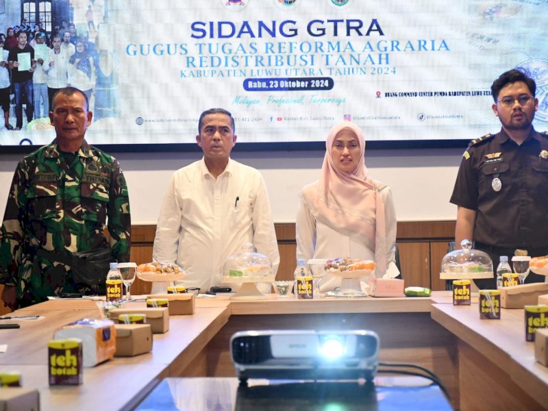 Sidang Gugus Tugas Reforma Agraria (GTRA) yang menetapkan 1.049 bidang tanah untuk redistribusi.