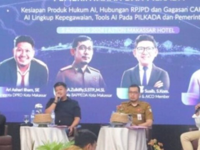 DPRD Makassar Gelar Diskusi Publik, Bahas Transformasi AI di Pilkada