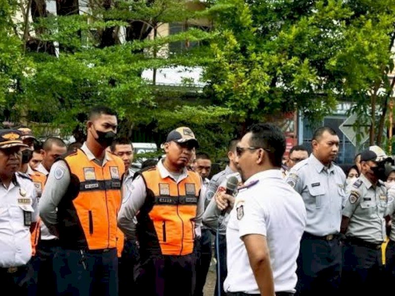 Sukseskan Pelantikan Anggota DPRD Makassar, Dishub Siapkan 100 Personil