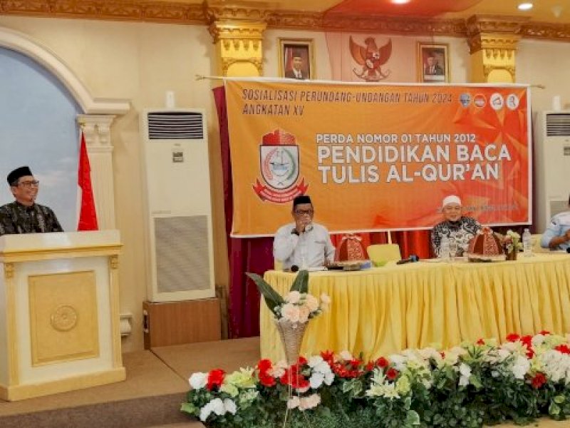 Sosialisasi Perda Pendidikan Baca Tulis Al-Qur&rsquo;an, Muchlis Misbah: Pedoman Hidup