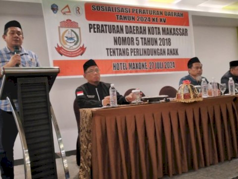 Anggota DPRD Makassar Azwar Sebut Anak Merupakan Generasi Penerus Bangsa