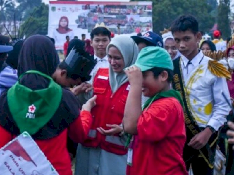 Bupati Indah Buka Camping Ceria PMR Luwu Utara