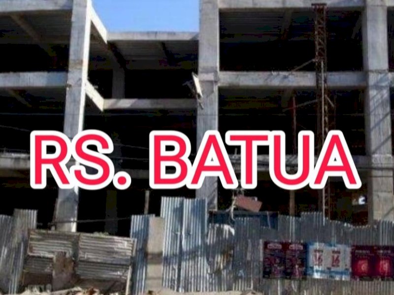 RS Batua yang dibangun Danny Pomanto disinyalir mangkrak. (Foto: MDS)