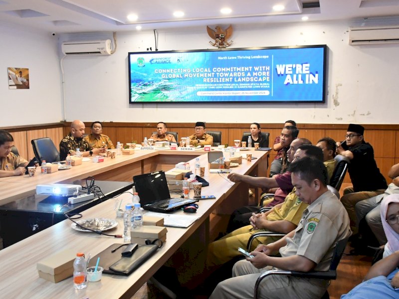 Pemaparan gambaran umum inisiatif global dari program Lanskap Sehat. 