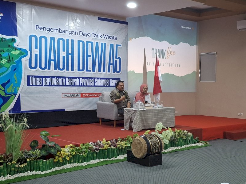 Dorong Pengembangan Destinasi Wisata di Sulbar, Dispar akan Terapkan Konsep A5 