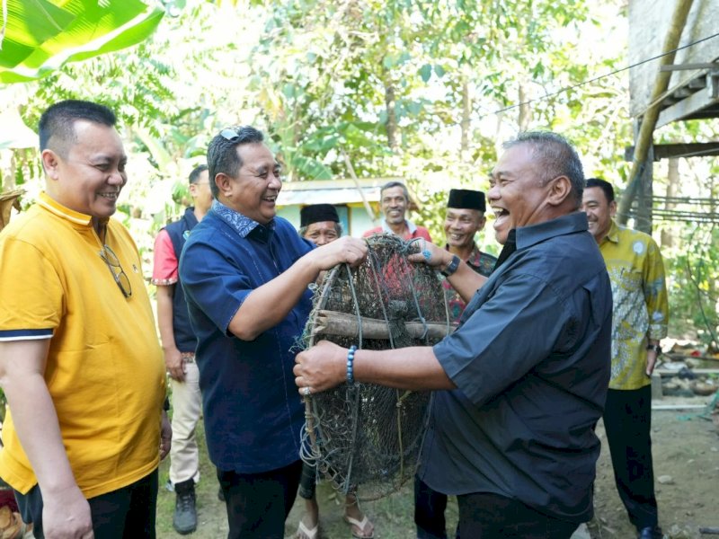 Studi tiru penangkaran ikan Sidat di Wajo. (Foto: IST)