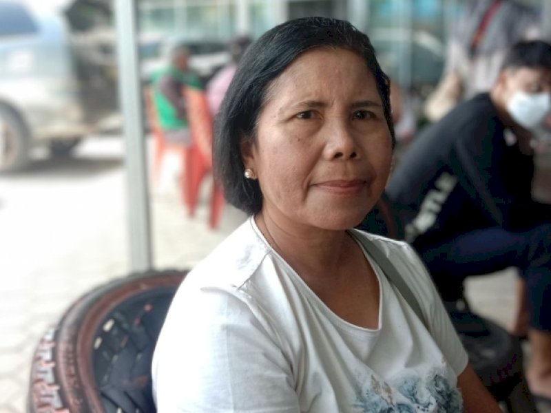 Orba saat bercerita tentang program JKN. (Foto: IST)