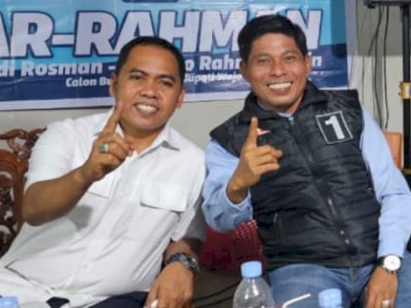 Asri Jaya A Latief (AJL) bersama Andi Rosman. 