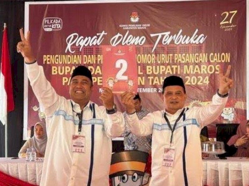 Pasangan calon Chaidir Syam-A Muetazim Mansyur
