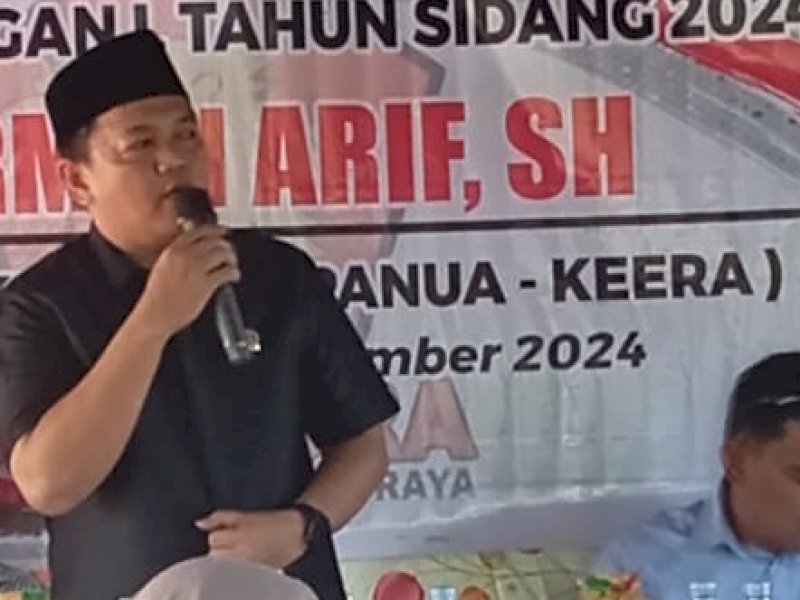 Legislator DPRD Wajo Herman Arif melakukan reses di Desa Marannu, Kecamatan Pitumpanua
