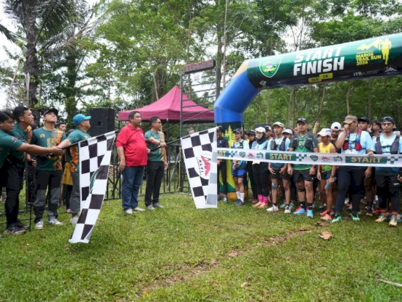 Trail Run Tompobulu Maros 2024 Manjakan 500 Pelari dengan Keindahan Alam