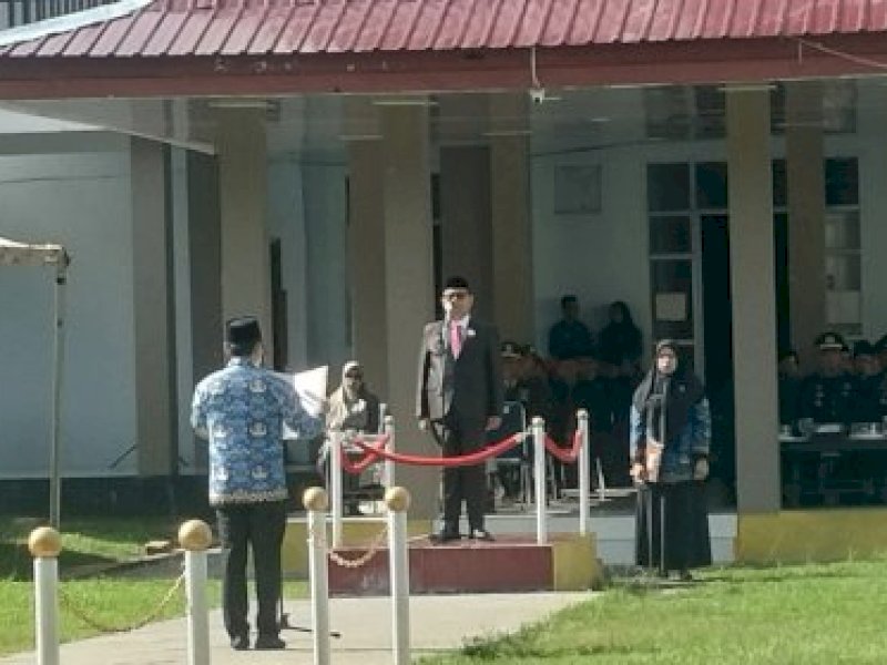 Plh Sekda Baharuddin Pimpin Upacara Hari Kesaktian Pancasila di Luwu Utara