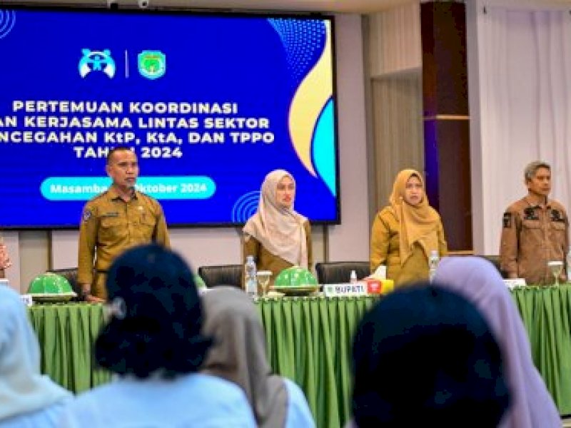 Bupati Indah Launching Perbup SOP Penanganan Perempuan Korban Tindak Kekerasan