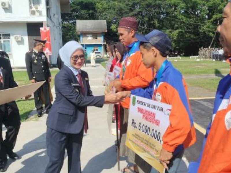 Hari Sumpah Pemuda, Atlet Berprestasi di PON dan Peparnas Terima Bonus dari Pemda Lutra